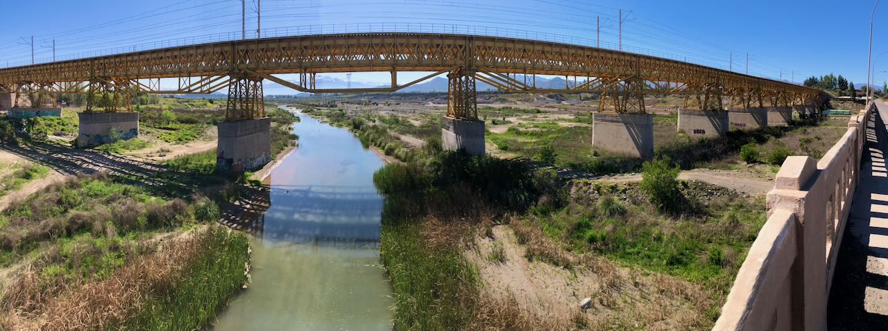 Ribera Norte Puente Los Morros, San Bernardo, El Recurso, Provincia de Maipo, Región Metropolitana de Santiago, Chile